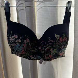 Floral Navy Bra
